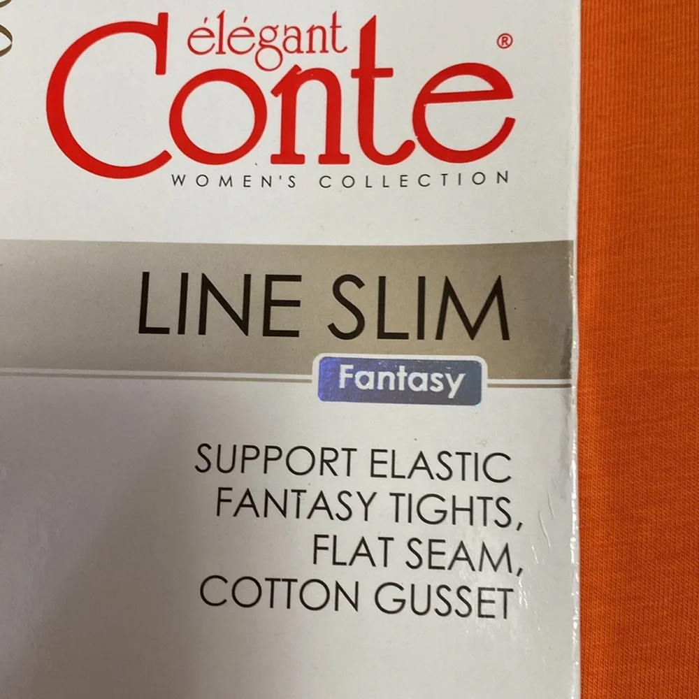 Panty hose Line Slim Support Elastic Fantasy Tights Europe new black color